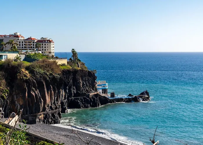 アパート Breathtaking Oceanfront Living, Sunset Facing 3-bedroom Flat In Acqua Residences フンシャル